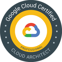 Google Cloud Certified trust badge for Cloud Architect.