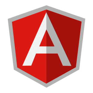 Angular development logo