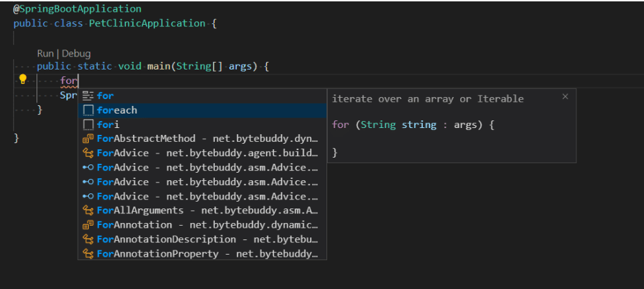 A view of Visual Studio Code, one of essential tools for Java developers in 2024.