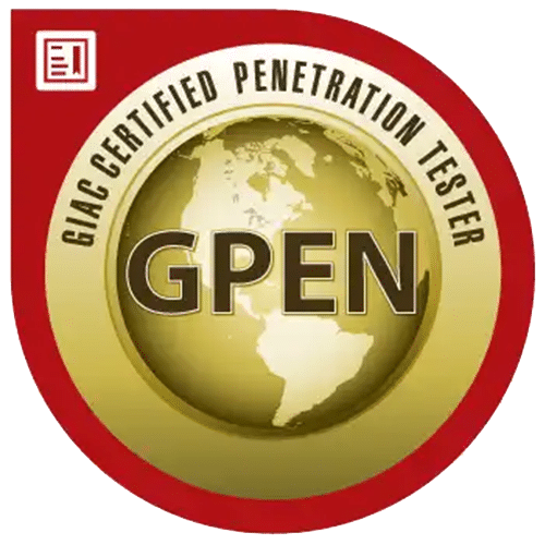 GIAC Penetration Tester (GPEN) certification badge
