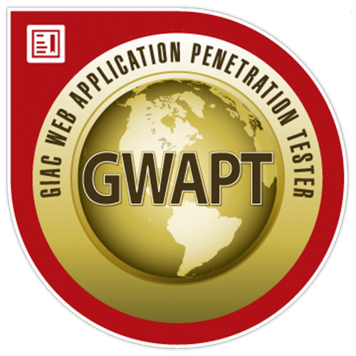 GIAC Web Application Penetration Tester (GWAPT) Badge