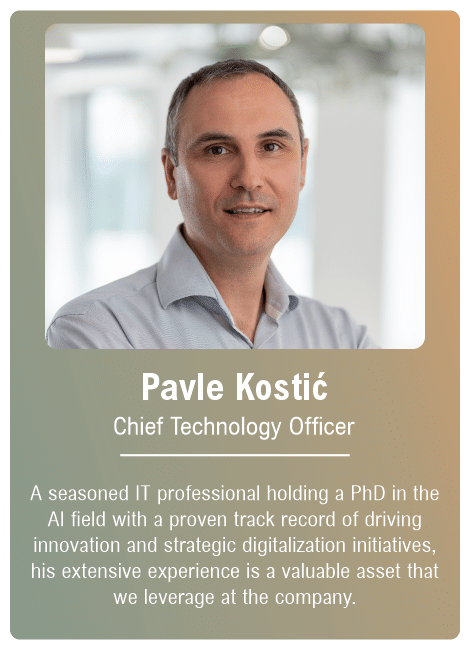 Profile image of Pavle Kostic, Capaciteam's CTO.